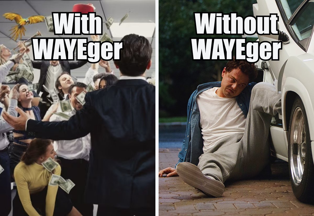 Some people read charts.

Others let WAYEger read the entire market in real time - and show them what actually matters.

WAYEger gives you that edge. Choose wisely.

👉 app.waye.ai/wayeger