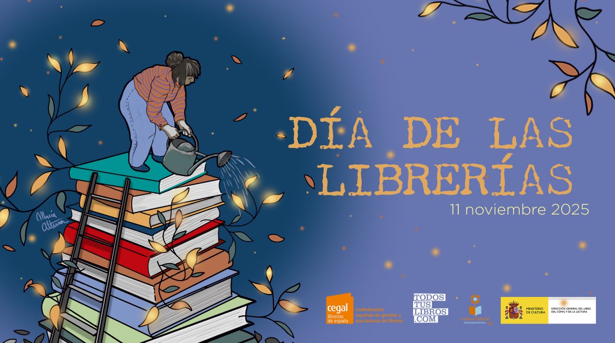 🎊 Hoy, 11 de noviembre, se celebra el #DíaDeLasLibrerías. No olvidéis comprar en las librerías independientes y de barrio. 📖