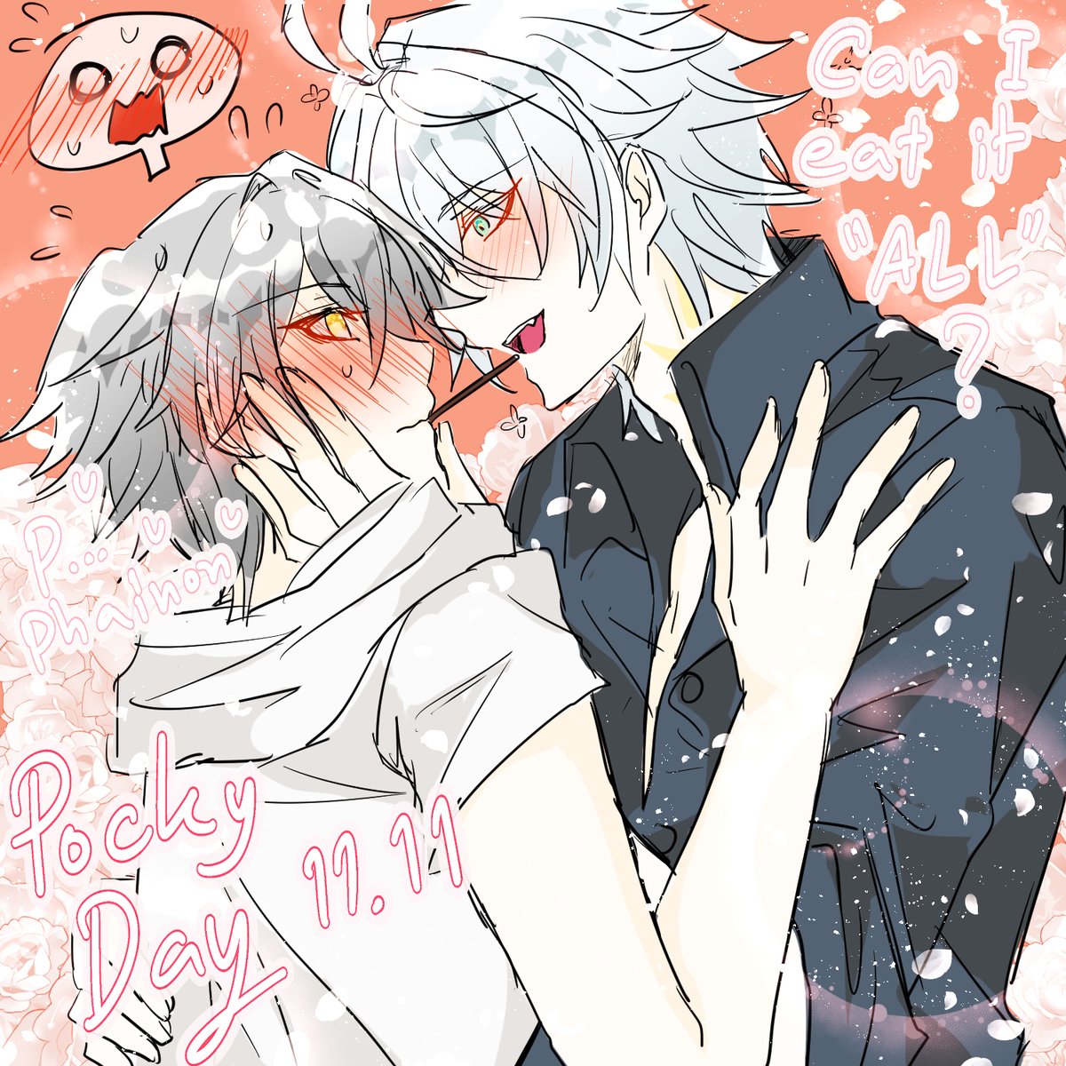 chaoscafehall's tweet photo. "Not just this pocky, Can I have it all?" ✨✨
Happy Pocky Day! 🥢🍓🍫🍫
(*・∀・)つ─━━ε・｀○))))omnomnom…
#ファイ穹 #PhaiCae #ポッキー #ポッキーの日 https://t.co/i59HGaxIMy