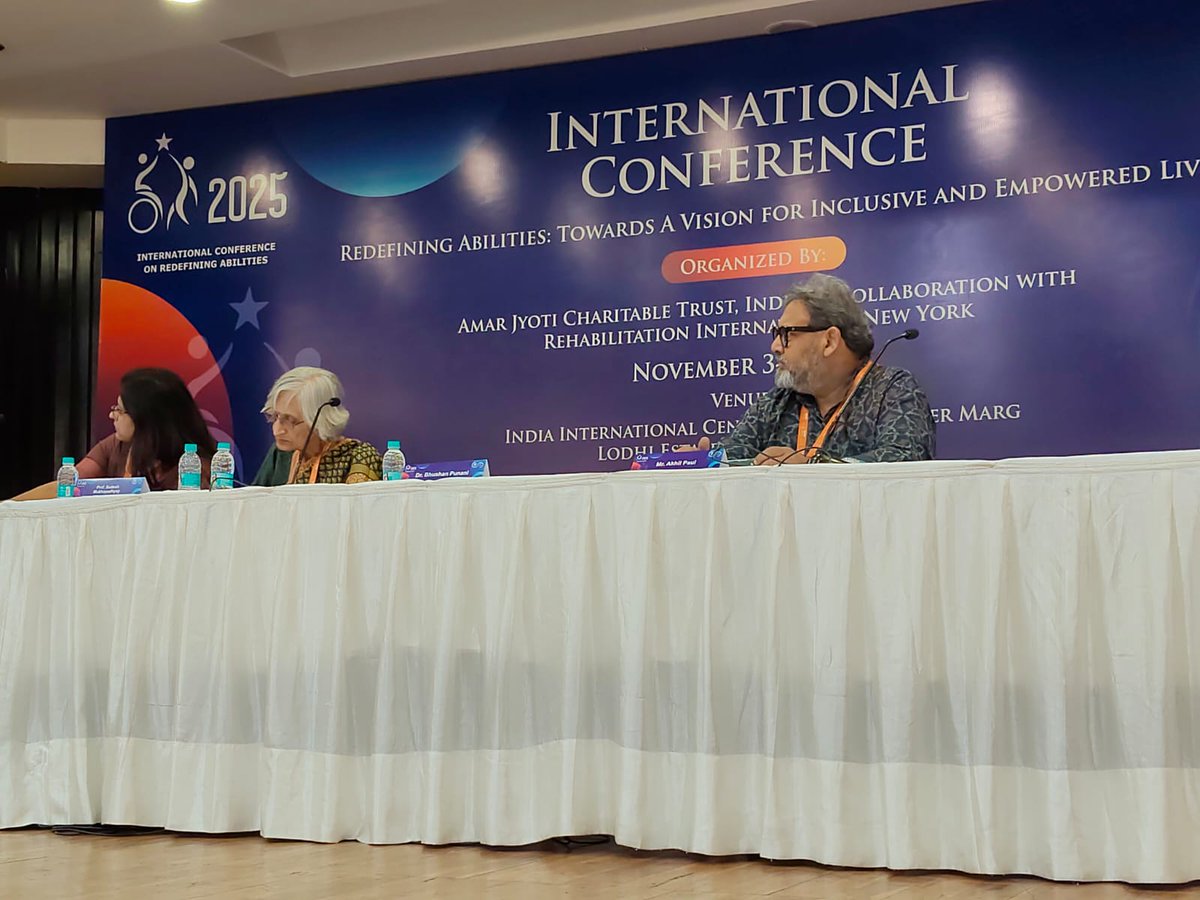 4 Key Officials of BPA &amp; Sense India, sponsored by ICEVI participated International Conference on held in New Delhi during 3-5 November, 2025. Thanks to Dr Uma Tuli, moving spirit and eema Tuli, Coordinator of Conference for giving excellent to them to make plenasy presentations