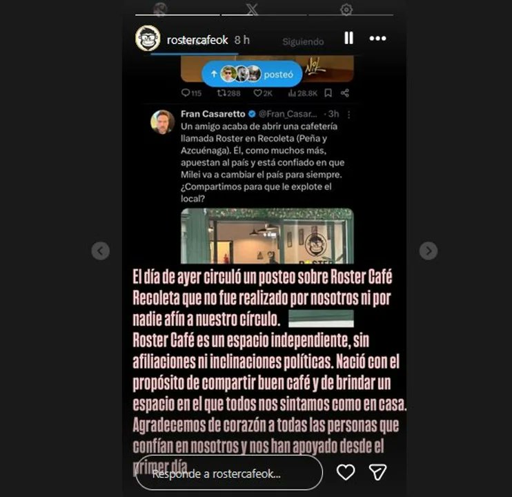 Jackes_is_back's tweet image. 🔴El pelotudo de Fran Casaretto @Fran_Casaretto_ se hizo pasar por amigo de una cafetería y le pararon el carro en seco.

El ridículo kirchnerista violeta siempre sale con esas historias de parientes o amigos, todas le pasan a él, él siempre está en el lugar justo o siempre a él…