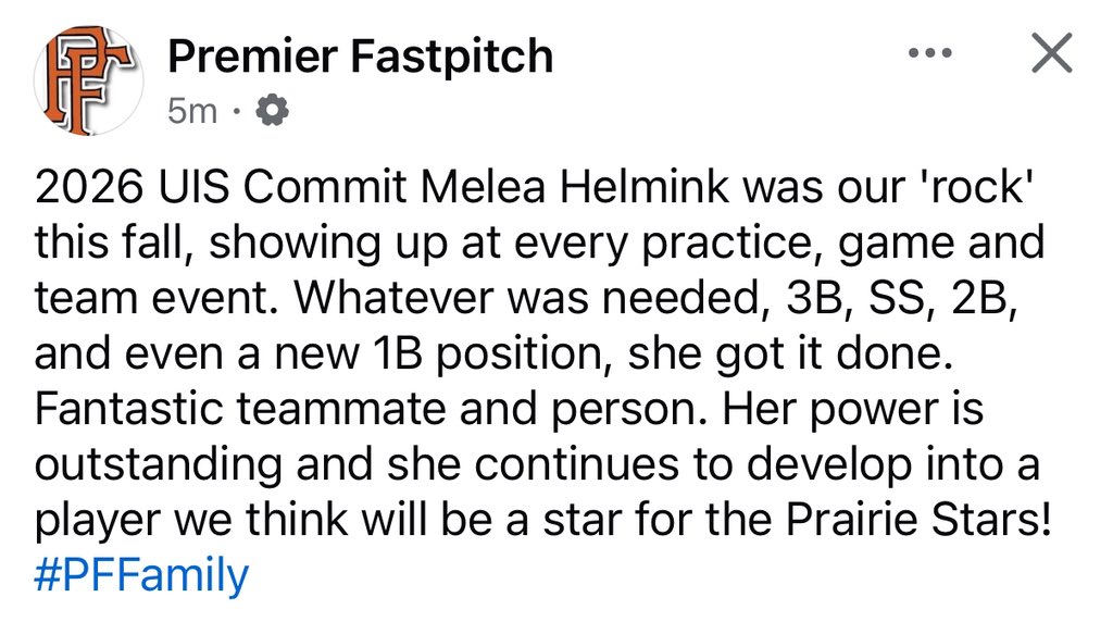 Premier 18U National tweet media