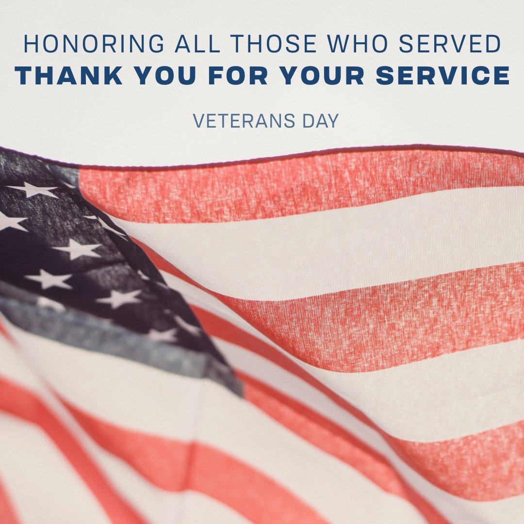 Today, we honor all those who have served. Thank you.