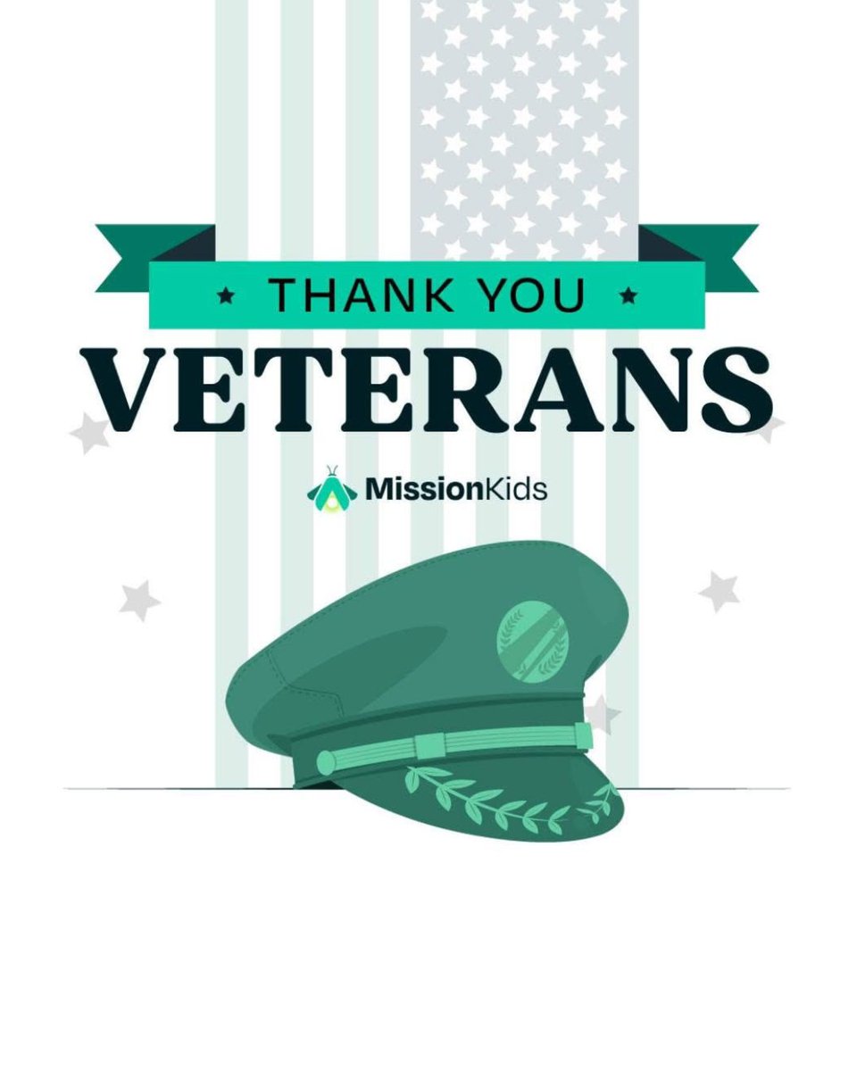 MissionKidsCAC's tweet image. Thank you to our #Veterans for your service! Mission Kids appreciates all that you've given for the safety of our country and of course, our children.🇺🇸 ❤️🤍💙

#VeteransDay #OurMissionIsKids #KeystoneCACs