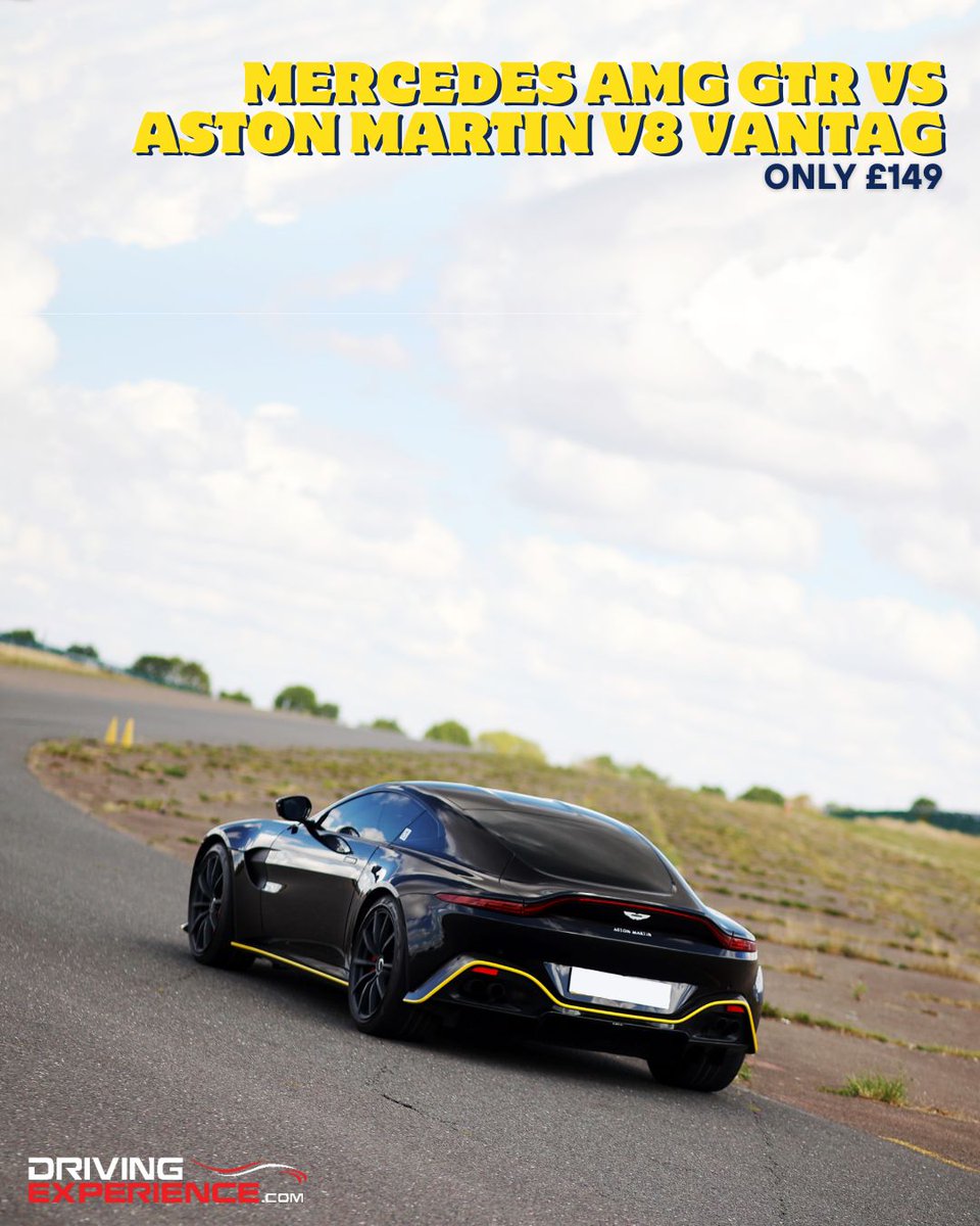 drivingexpdays's tweet image. AMG GTR vs Aston Vantage.
Two supercars. £149. Your call.
👉  drivingexperience.com/experience/mer… 
#DrivingExperience #Supercars #AMGGTR #AstonMartin