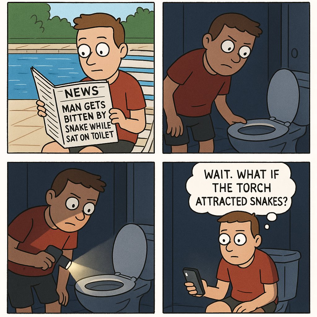 Every time that I spend too long overthinking going to the toilet at night here in Thailand :’)