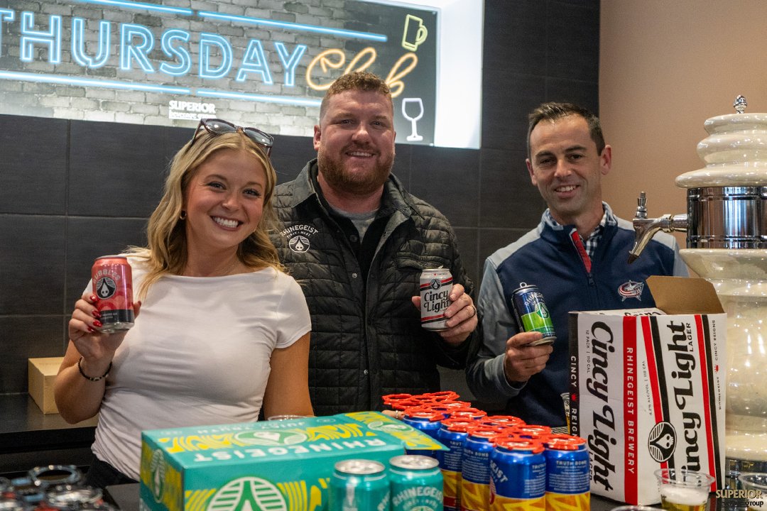 superior_bevgrp's tweet photo. SBG had a great time meeting with the @rhinegeist team in Glenwillow the other week! 🍺 From sampling #InnovativeBrews to talking all things craft, it’s always great connecting with partners who share our passion for #GreatBeer 🙌 Here’s to strong relationships and pints! https://t.co/AmxlUVDe8n