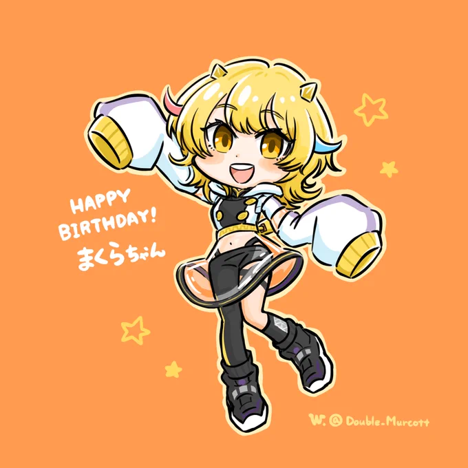 まくらちゃん誕生日おめでとうございます! #柚羽まくら誕生祭2025 #枕元のまくらちゃん