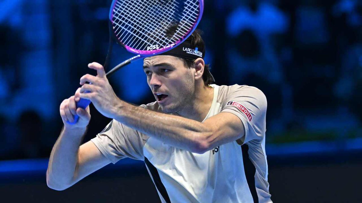 marcomazz's tweet image. Col sesto Ace, #Fritz si prende per 7 punti a 2 al tiebreak un set meritatissimo. Rendimento spaziale in risposta, col rovescio, con l&apos;attitudine del cowboy che va all&apos;assalto della diligenza. E acciuffa il bottino...
#Fritz #Alcaraz