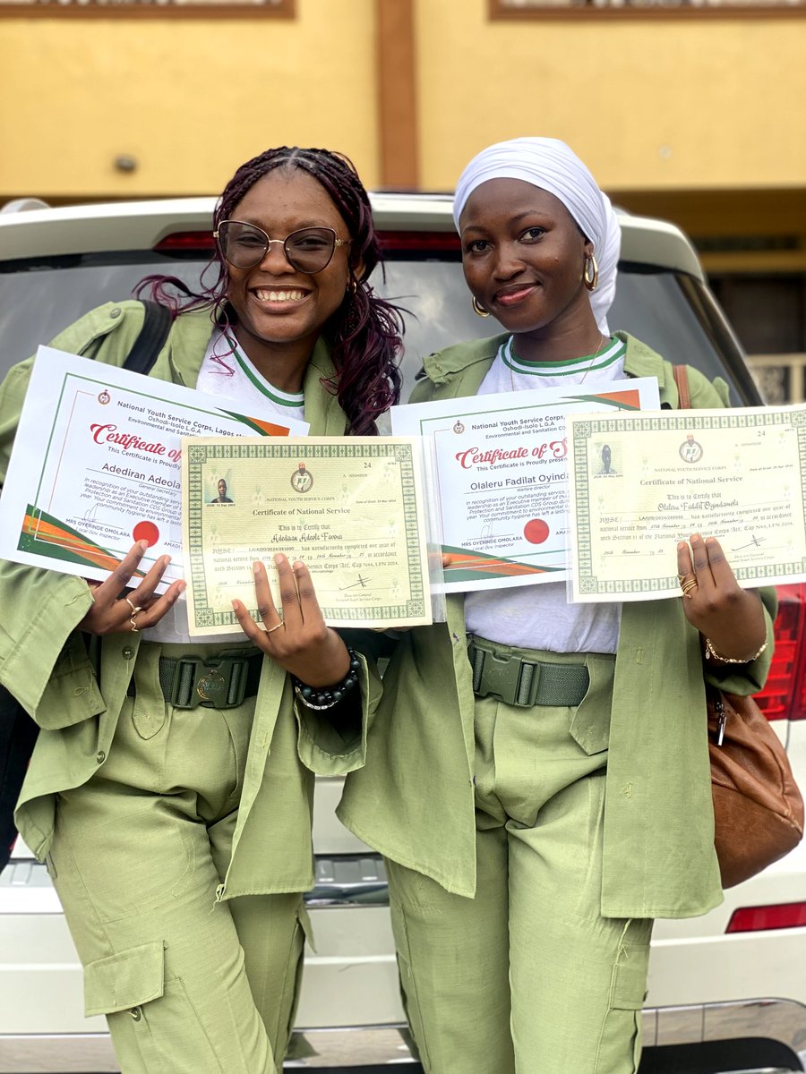hardeyhola_'s tweet image. POP DAY 💚
A year of growth, lessons, and discovery.
NYSC wasn’t just about service — it was about becoming.

Grateful for every experience, every challenge, and everyone who made this journey worth it.

Here’s to new beginnings, impact, and continued growth. 💚
#NYSC2025 
#POP
