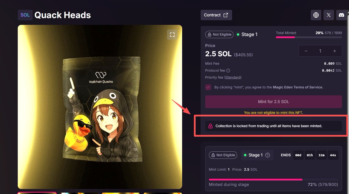edisonIntheOc's tweet image. Why could this kind of limitation even exist in web3?
It&apos;s like forcing people to buy all of your staff at the price set by you
@wallchain @MagicEden