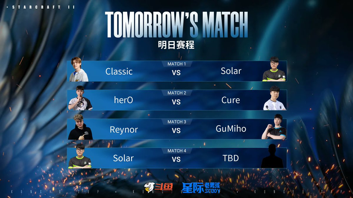 WTL_SC2's tweet image. Kungfu Cup monthly will back tomorrow
It will start at 8pm CST tomorrow
Due to time conflicts with RSL, some schedules have been adjusted
liquipedia.net/starcraft2/Kun…
#KFCCUP #SC2