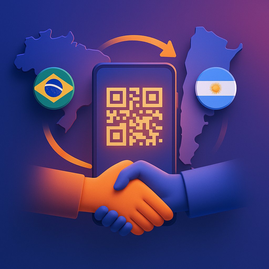 kripton_la's tweet photo. Argentina y Brasil unidas por un QR. 🤝📲
PIX ya permite transferencias entre ambos países y es solo el comienzo.
La revolución no está en el Congreso, está en tu billetera. ⚡🇦🇷🇧🇷 https://t.co/rLBuMitfr7