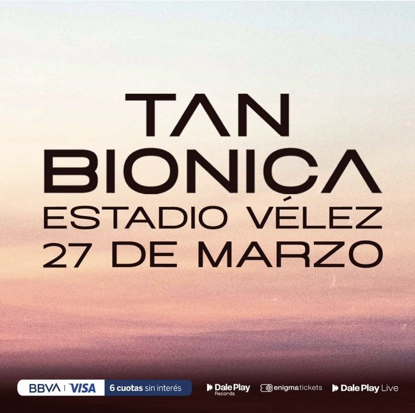 Amigos y amigas vuelven con todo <a href="/tanbionica/">TAN BIONICA</a> en Vélez 27 de Marzo 2026 <a href="/livedaleplay/">Dale Play Live</a> 🇦🇷🚬🏆