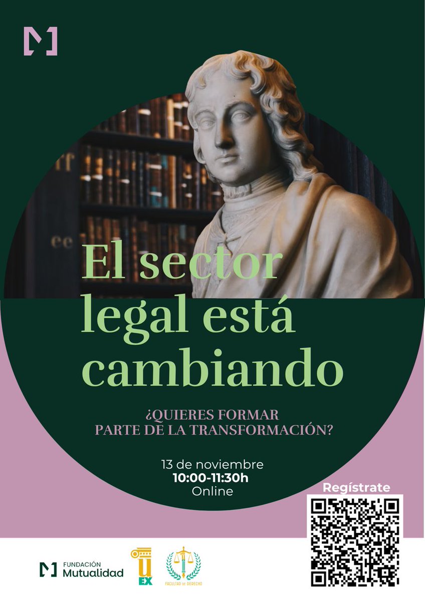 El día 13 tendrá lugar la celebración on-line, de 10:00 a 11:30 h, de un Laboratorio de Innovación Jurídica, en colaboración con la Mutualidad de la Abogacía.

Enlace de Youtube:youtube.com/watch?v=hXnS4G…

Enlace de Inscripción: docs.google.com/forms/d/e/1FAI…
