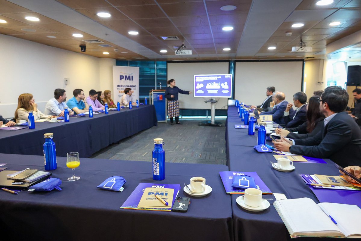 Hoy realizamos la sesión inaugural del Grupo Consultivo Experto del Proyecto PMI-Chile. 🇨🇱⚡️

Un espacio que reúne al sector público, privado, academia y sociedad civil para avanzar en las condiciones habilitantes hacia un Sistema de Transacción de Emisiones en el sector Energía.