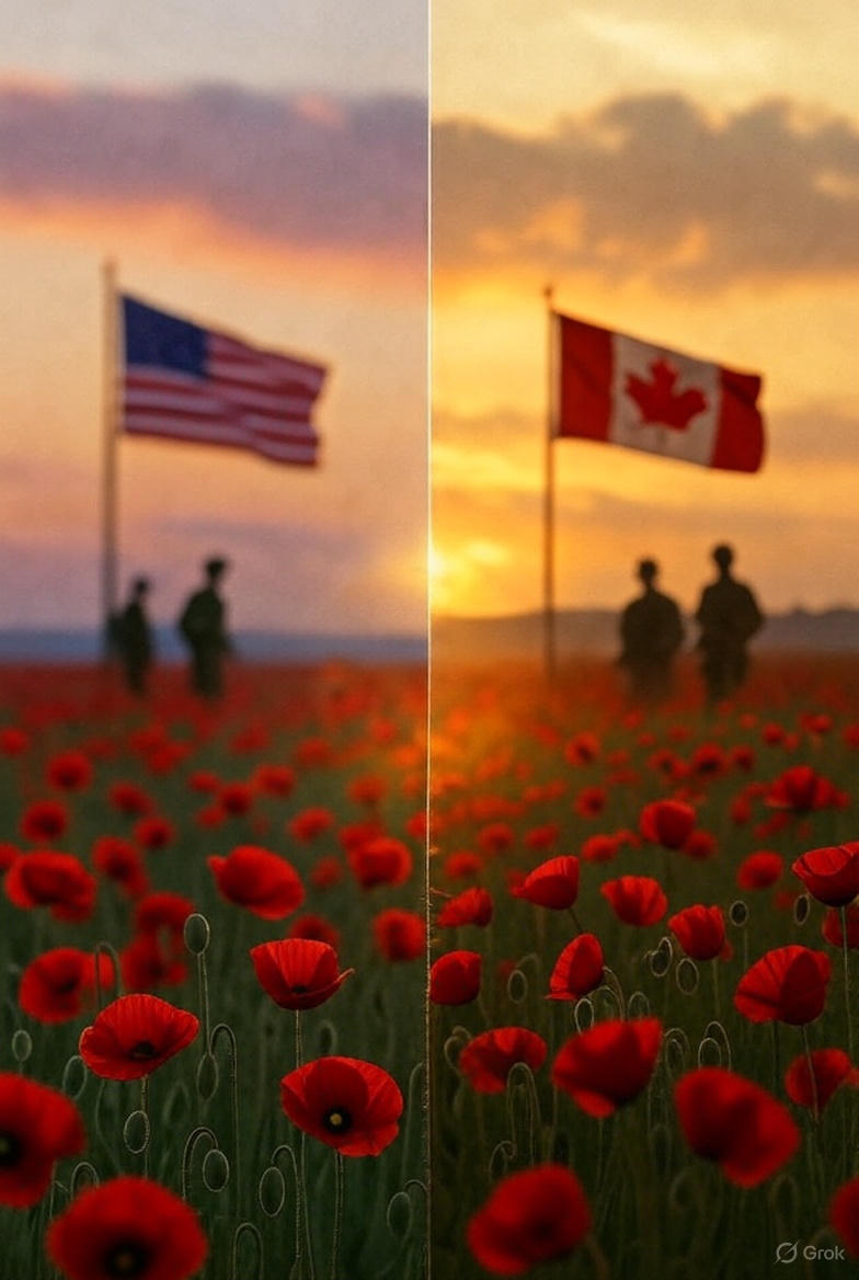Today we honor the ones who stood between danger and the rest of us.

To those in the U.S. who defended our freedom Happy Veterans Day. Your service, sacrifice, and courage shaped the freedoms people take for granted every day.

To those in Canada who served and sacrificed on