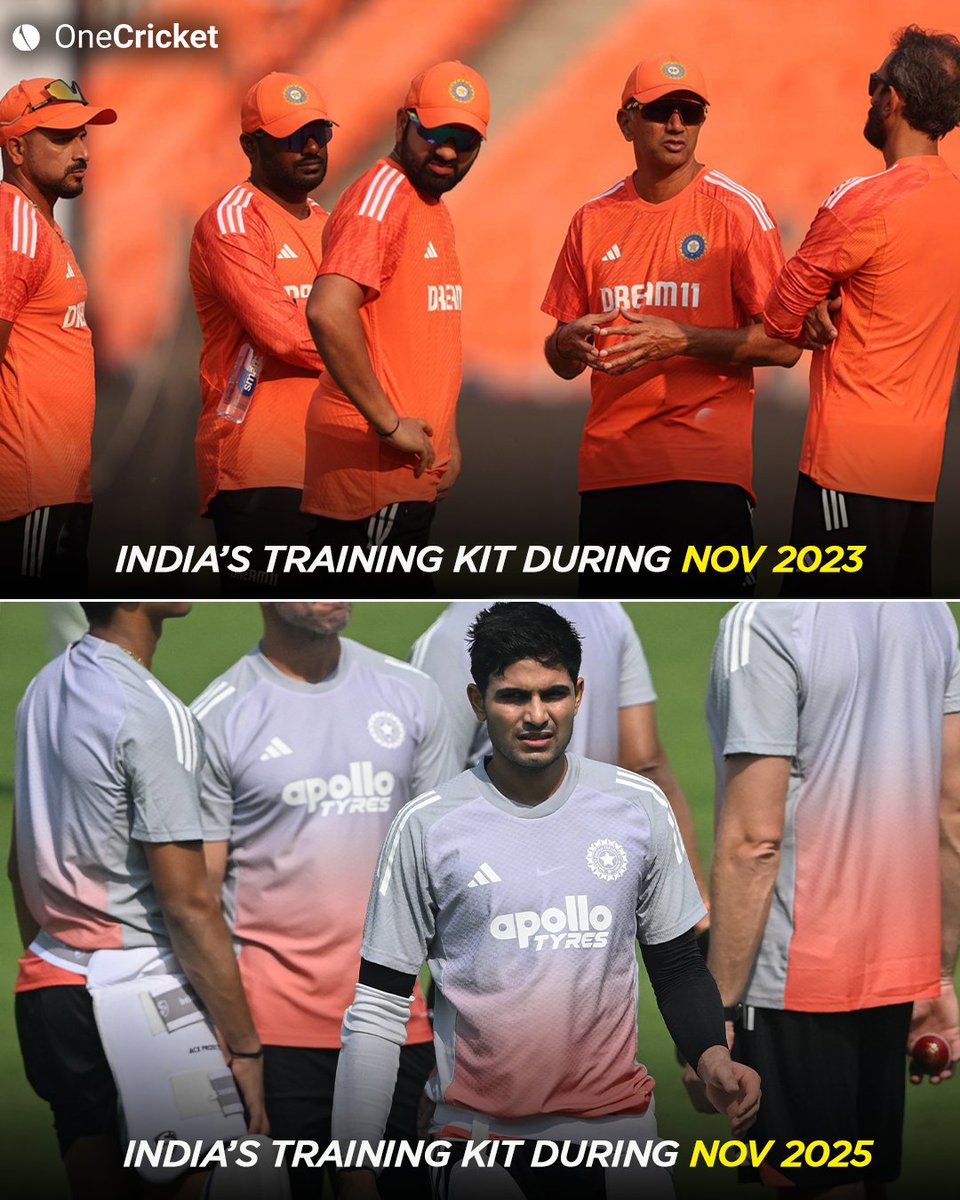 Yes, the new kit looks FIRE but the CWC 23 kit will always be an emotion! 💙🇮🇳

#TeamIndia #INDvsSA #ShubmanGill #Test #Cricket