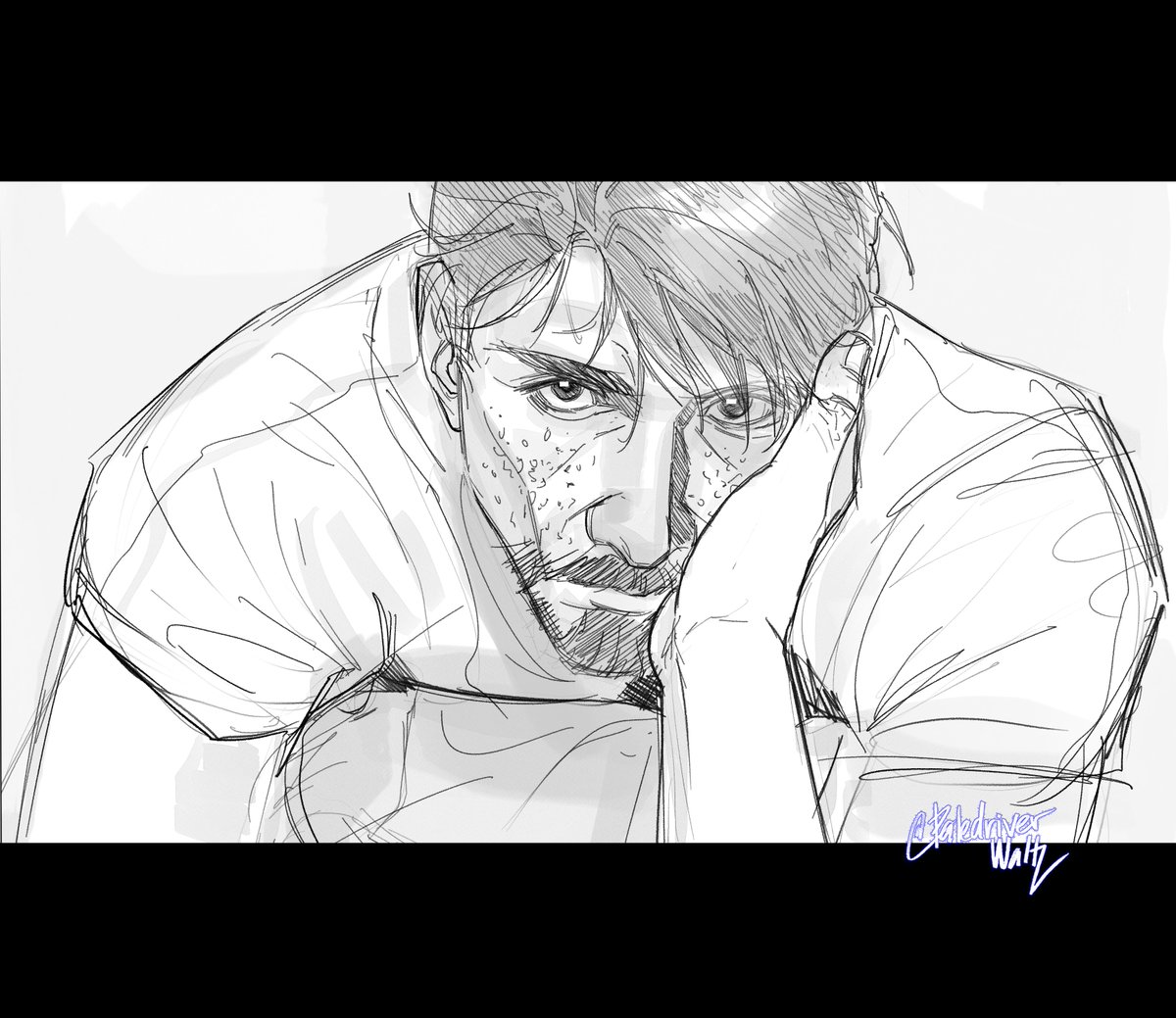 31 Days of Jean Vic        
Day 26: Yearner🥺 
#DiscoElysium #jeanvicquemare