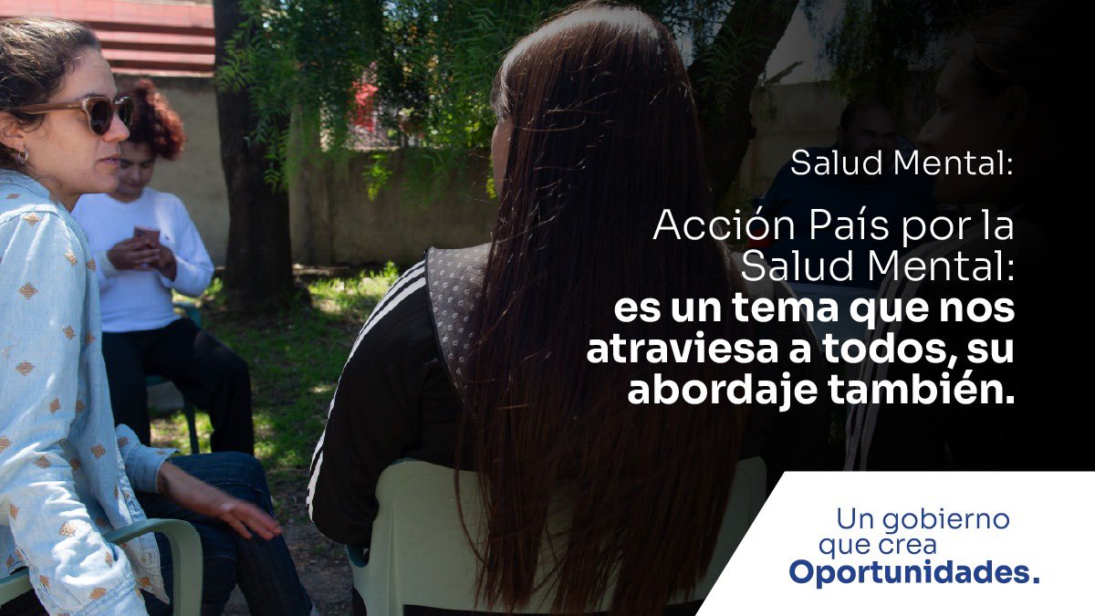 🧠 La salud mental nos atraviesa.

Su cuidado también es colectivo.

#UnGobiernoDeOportunidades
