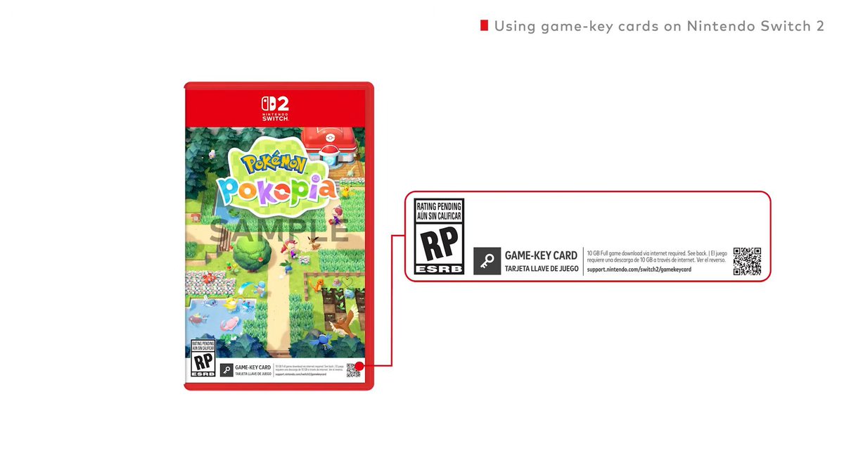 Pokémon Pokopia will be the first ever Nintendo published Game-key Card