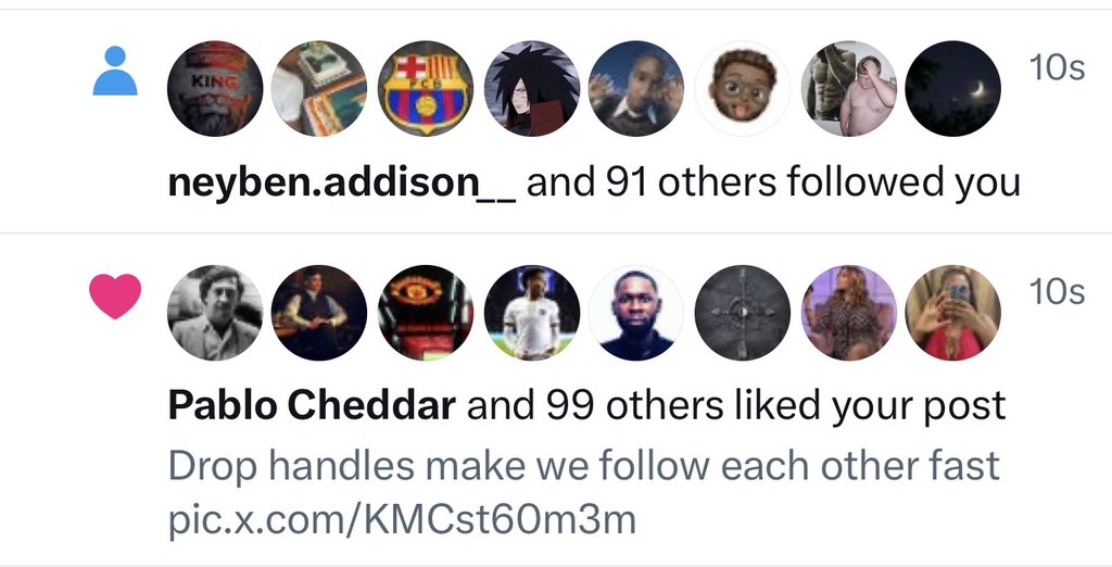 mel4l_'s tweet image. Drop your handles make we follow each other fast