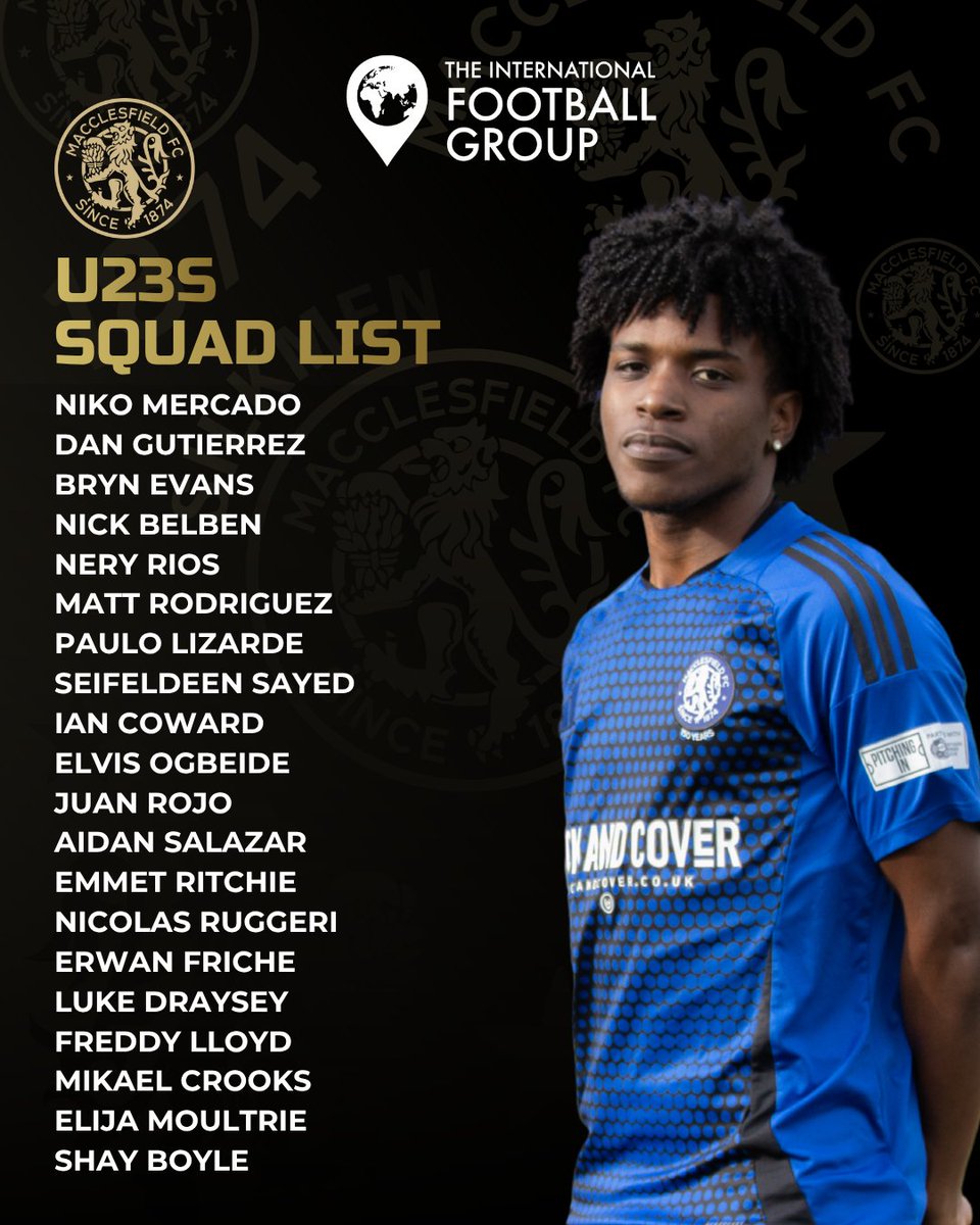 theintfg's tweet photo. Learn more about your IFG Macclesfield FC U23s Squad 🔎 https://t.co/fmSZta4MmJ