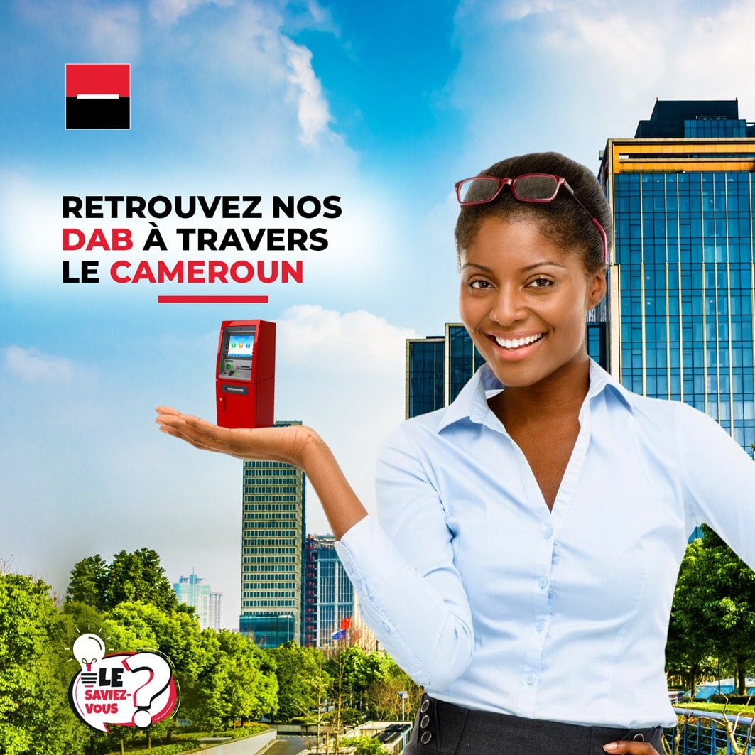 SGCameroun's tweet image. Pas d’horaires. Pas d’attente. Juste vous et votre DAB. 💸
Société Générale Cameroun vous connecte à votre argent, partout, à toute heure.

#SGCameroun #DAB #ExperienceClient #EtreAvosCotes #çacomptepournous