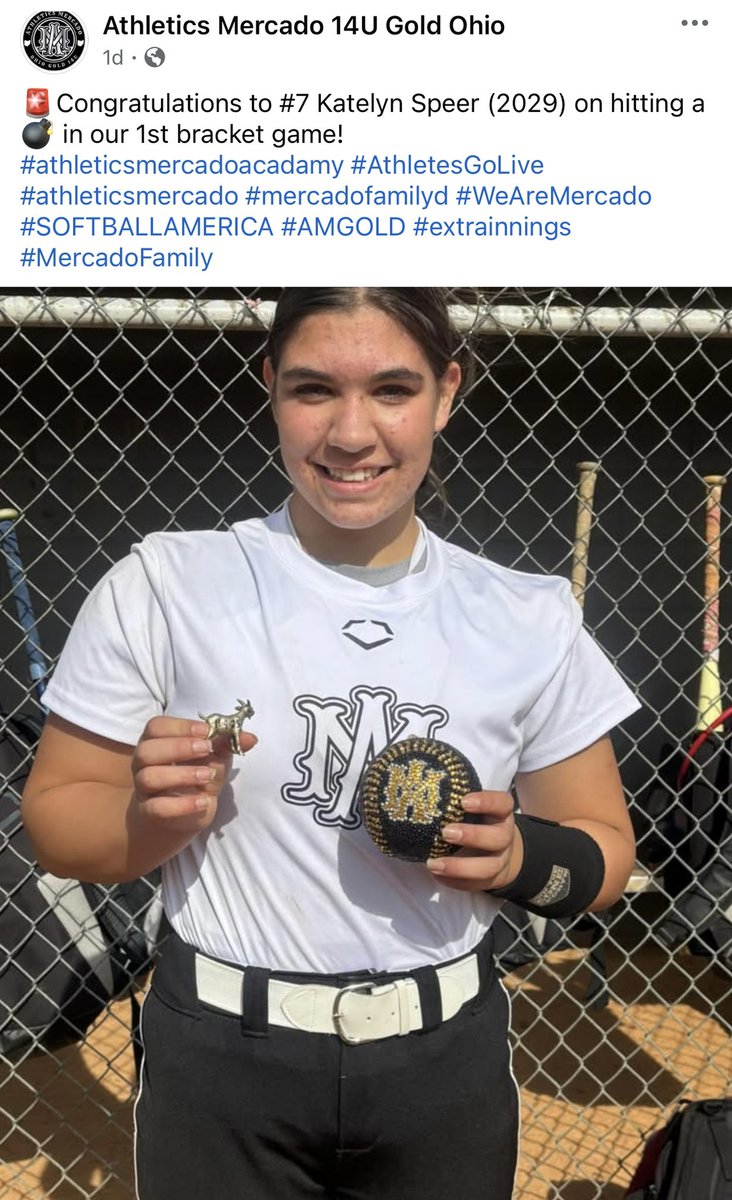 Athletics Mercado Gold-Ohio 14U tweet media