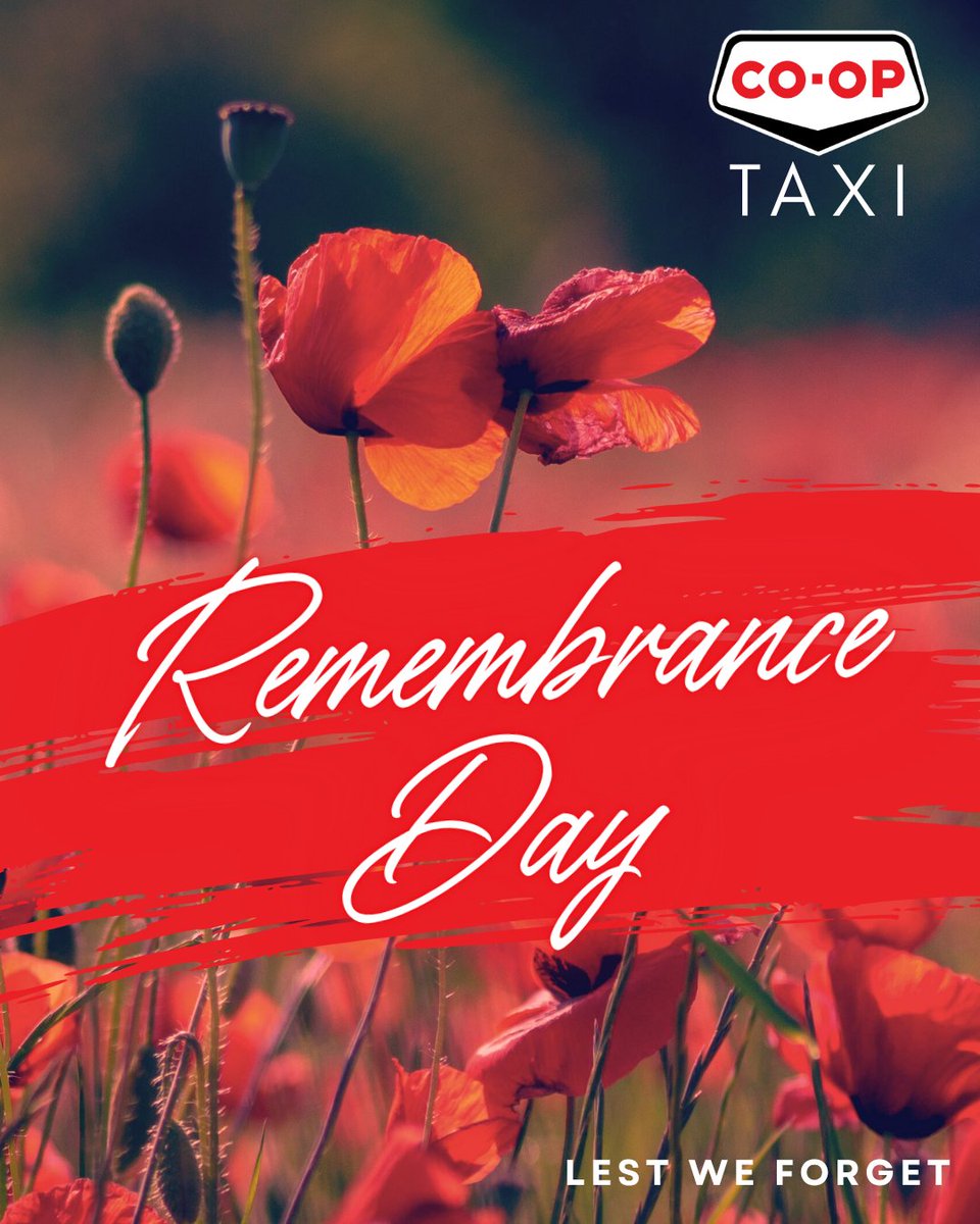 This Remembrance Day, we honour the courage and sacrifice of those who fought for the freedoms we enjoy today. As we go about our day across Edmonton, let’s take a moment to remember their service and the families who stood behind them.
Lest We Forget
#RemembranceDay #CoopTaxi