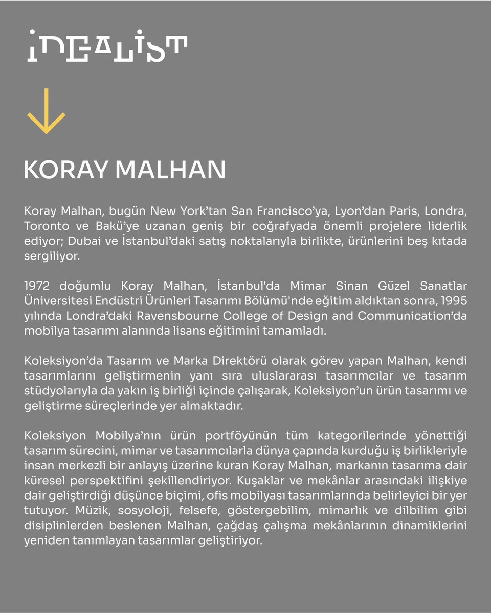 idealist_19's tweet photo. İDEALİST KampüsTalks, 24 Kasım 2025 Pazartesi günü Koray Malhan’ın “Yaratıcı Düşünce: Merak, Tevazu ve Özgürlük” başlıklı konuşmasıyla gerçekleştirilecek.

Destekçimiz Kalebodur’a teşekkür ederiz. 

Kayıt Formu: https://t.co/hLxuOolIgb https://t.co/zlslYiKoNq