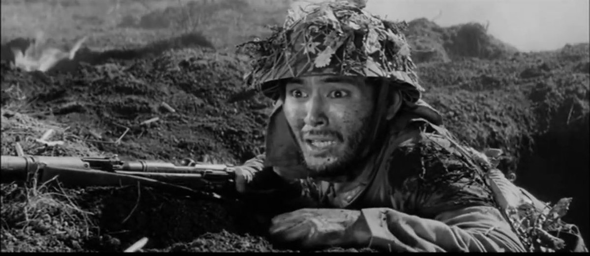 reelandroll's tweet photo. Masaki Kobayashi’s THE HUMAN CONDITION is perhaps the greatest film trilogy I’ve ever seen, and Tatsuya Nakadai’s masterful, tragic performance is the key reason why. The incredible arc he takes on throughout is unlike any other. https://t.co/B5Od3WPIFv