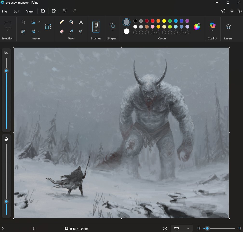 "Lovely weather we're having today"