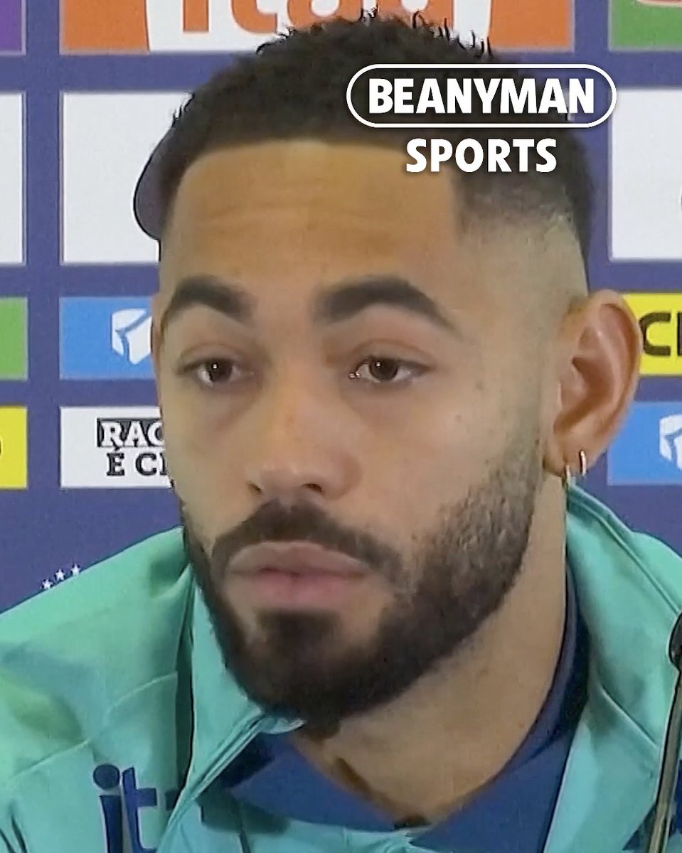 UtdDistrict's tweet image. 🎙️ | Matheus Cunha speaking to the media on international duty:

“Honestly, I think being at Manchester United right now is something I’m really GRATEFUL for.

“It’s very impactful for me to perform the way we did, to show everyone that United are a club that need to be at the…