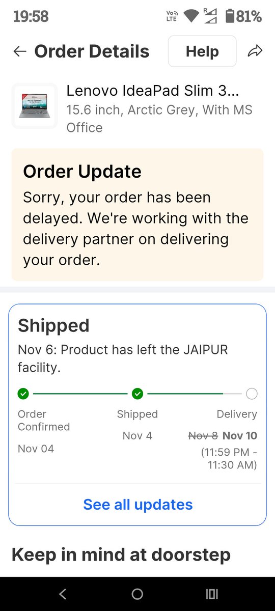 gopalvsit1986's tweet photo. @flipkart takes low-price orders, blocks your money for 15 days, then cancels saying “logistics issue.” Happened twice with my laptop during #BigBillionDays. Looks like a scam against buyers! This is the 3 rd time same is repeating #FlipkartFraud #FlipkartScam https://t.co/xZfeUhn59W
