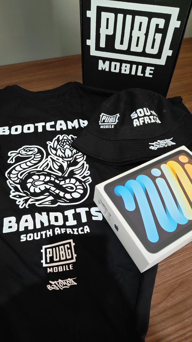 Got a drop from <a href="/PUBGMOBILE/">PUBG MOBILE</a> including the merch I made, and an ipad ❤️
#PUBGMOBILE #pubgm
