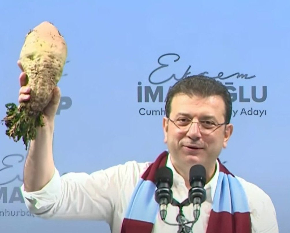 Pancar görünümlü büyük turp vakası..