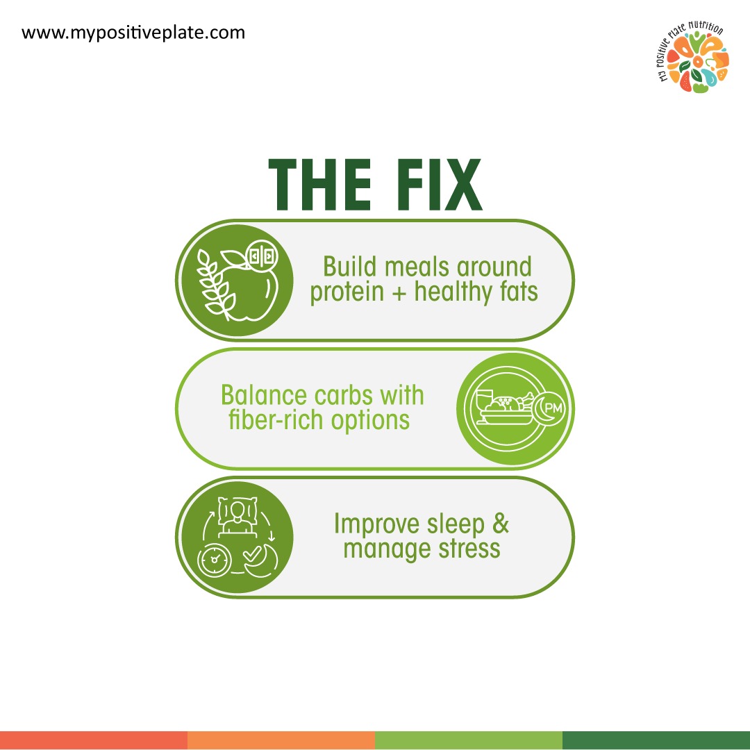 mypositiveplate's tweet image. Do you find yourself reaching for a snack every 2–3 hours?   If yes, it might not just be about “liking snacks”—it could be a sign that something’s off with your meals.  #ProteinFirst #BalancedMeals #BloodSugarControl #HealthyEating #NutritionTips #DietitianApproved