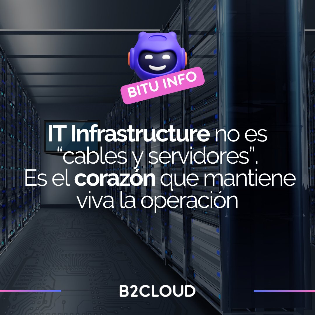 b2cloudtech's tweet image. Cuando la infraestructura IT falla, todo se detiene.
En B2CLOUD diseñamos arquitecturas seguras, escalables y preparadas para el futuro.
Porque el éxito no se construye sobre cables, sino sobre confianza tecnológica. ⚡️
Contactanos 👉 b2cloud.tech
#B2CLOUD…