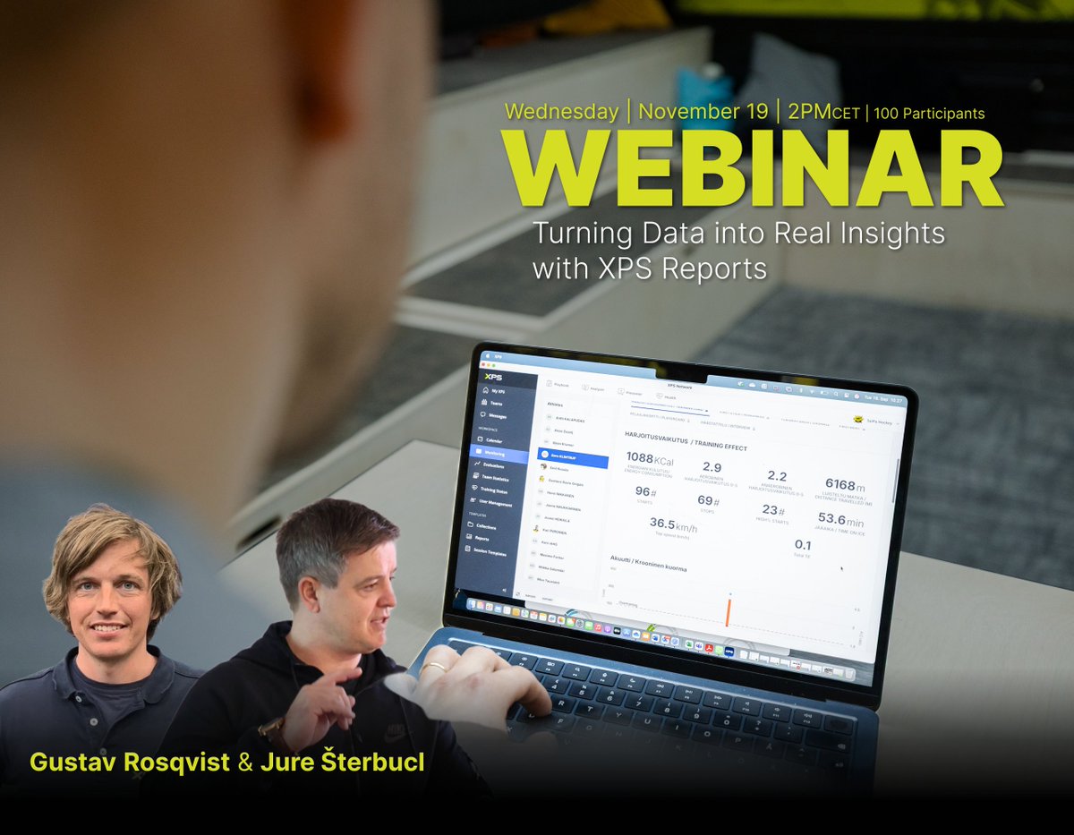 📊 Your data should do more than sit in spreadsheets 👉 it should drive decisions and results! 📈

Join the #XPSWebinar next Wednesday and learn how to use #XPSReports to turn raw performance data into actionable insights ✅ 

Register here ➡️ us06web.zoom.us/meeting/regist…

We'll show