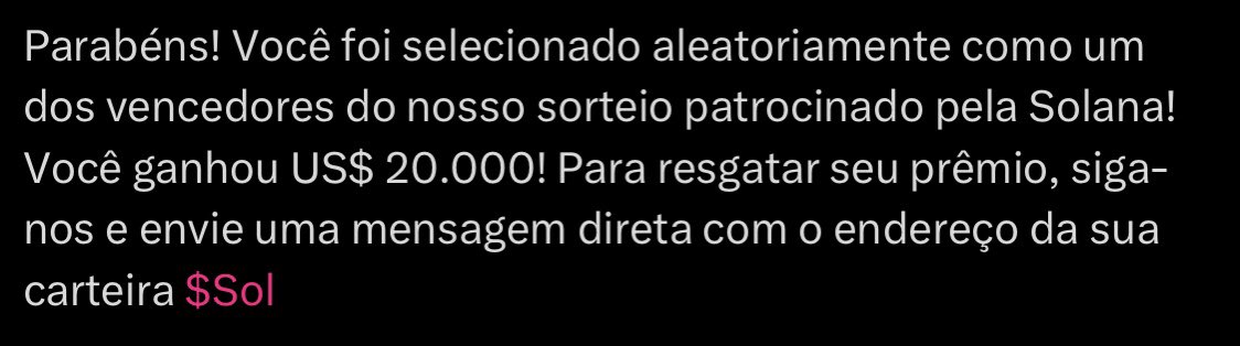 🚨 ALERTA DE GOLPE! 🙀 CUIDADO!

Amigos e amigas da comunidade 𝕏

Sei que nem todos se aventuram no mundo das criptomoedas, mas sinto que devo comunicar sobre um novo golpe que está circulando, principalmente no meio internacional.

Vários perfis maliciosos estão enviando a