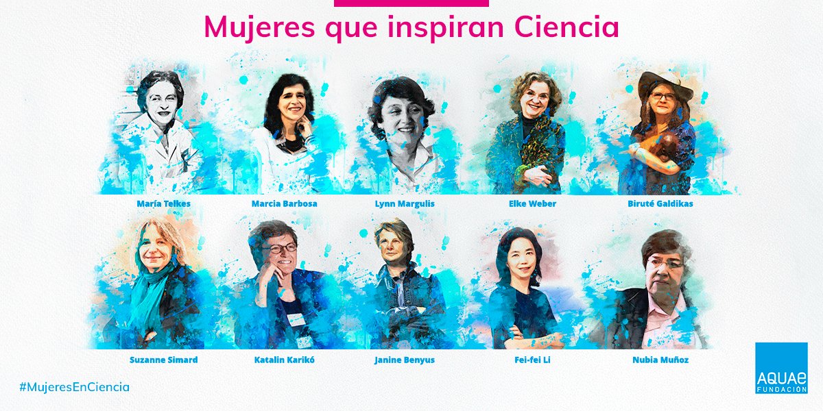 La historia está llena de mujeres que han realizado aportaciones clave al progreso científico, pero no siempre se las reconoce. En nuestra serie #MujeresEnCiencia difundimos sus biografías para que sirvan de inspiración.🔬✨fundacionaquae.org/10-mujeres-que…