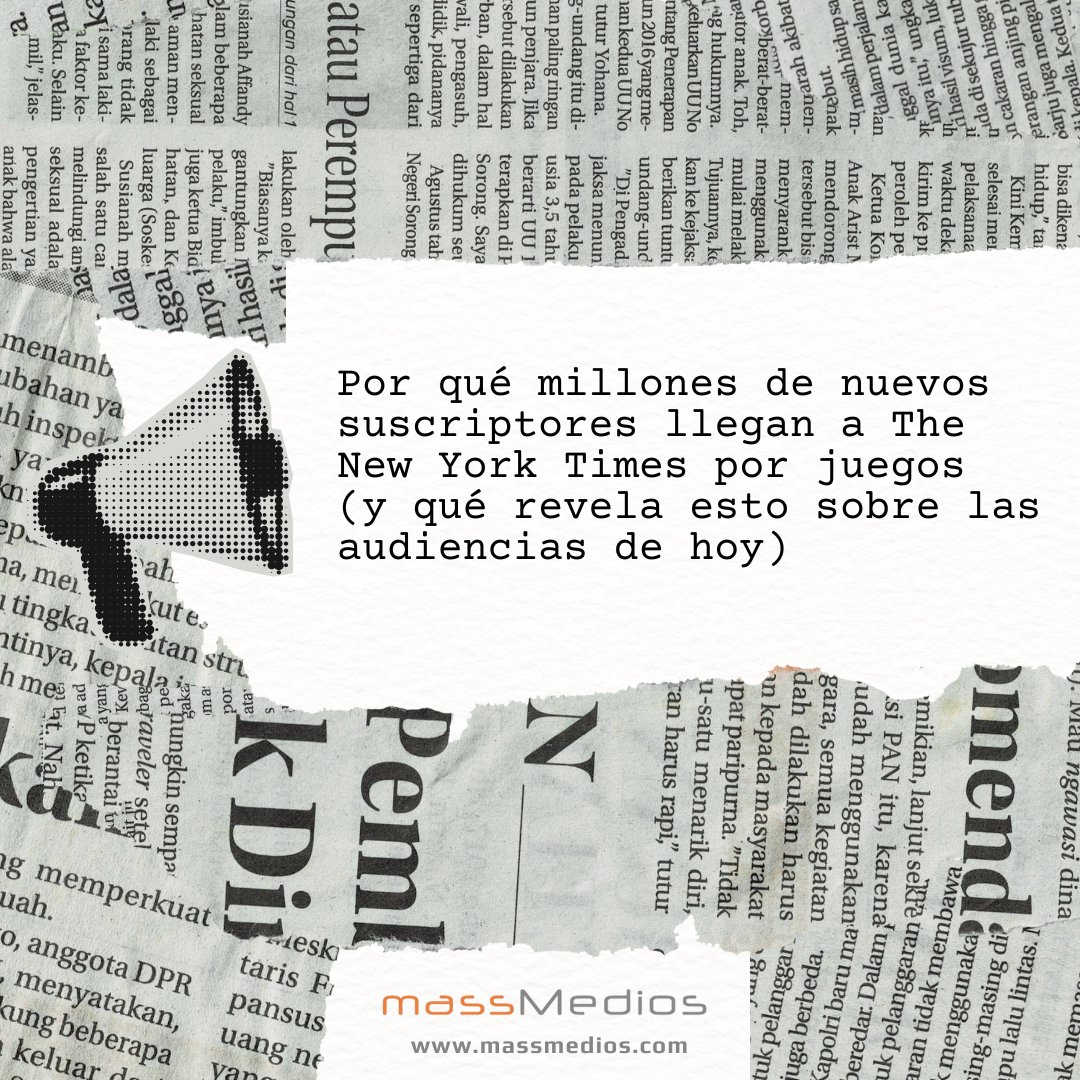 El caso del NYT, donde millones de nuevos suscriptores llegan primero por juegos antes que por las noticias, muestra que la relación con una audiencia no comienza en la agenda pública, sino en pequeños hábitos diarios que invitan a volver.