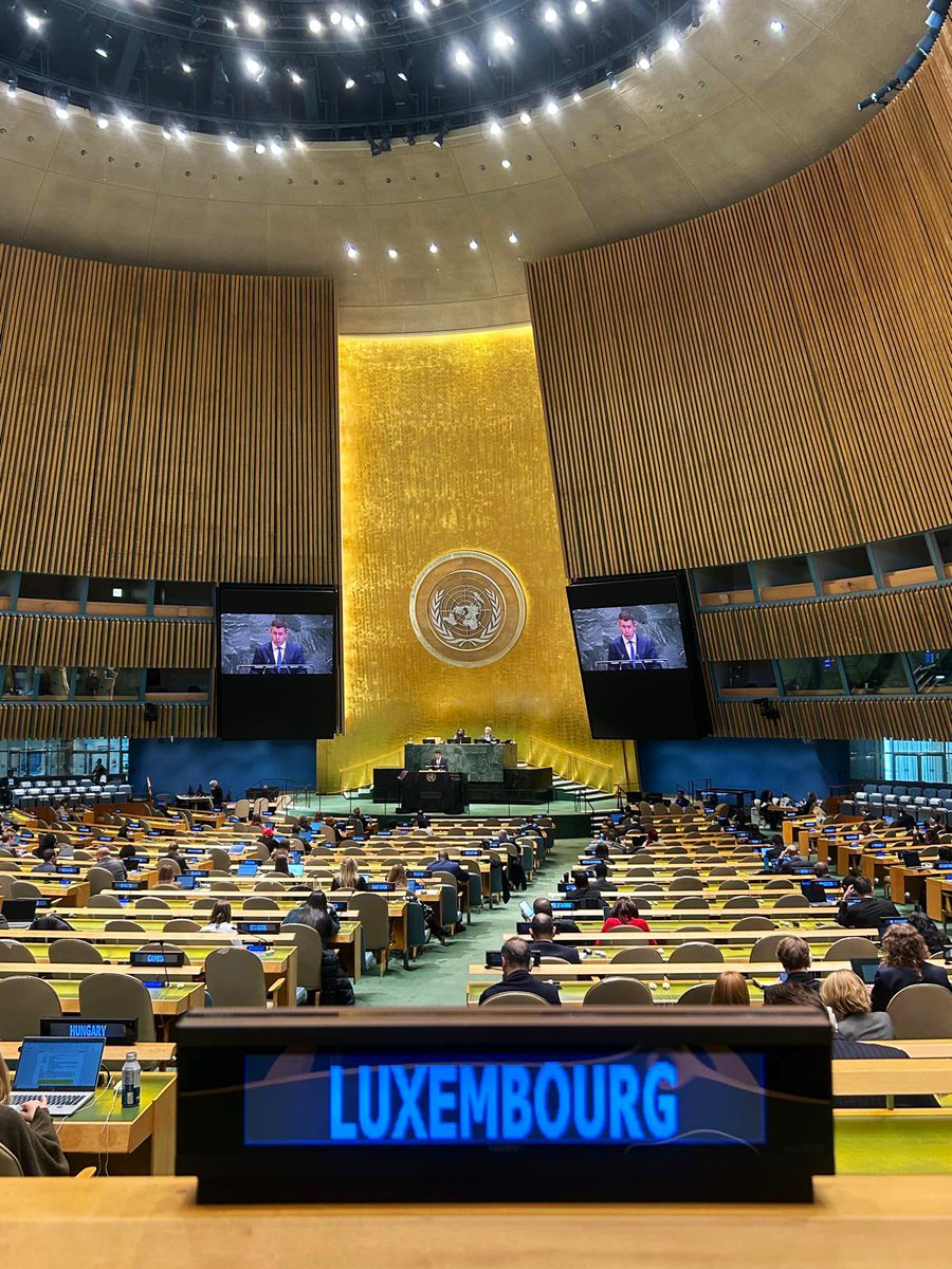 Luxembourg at the UN🇱🇺🇺🇳 tweet media