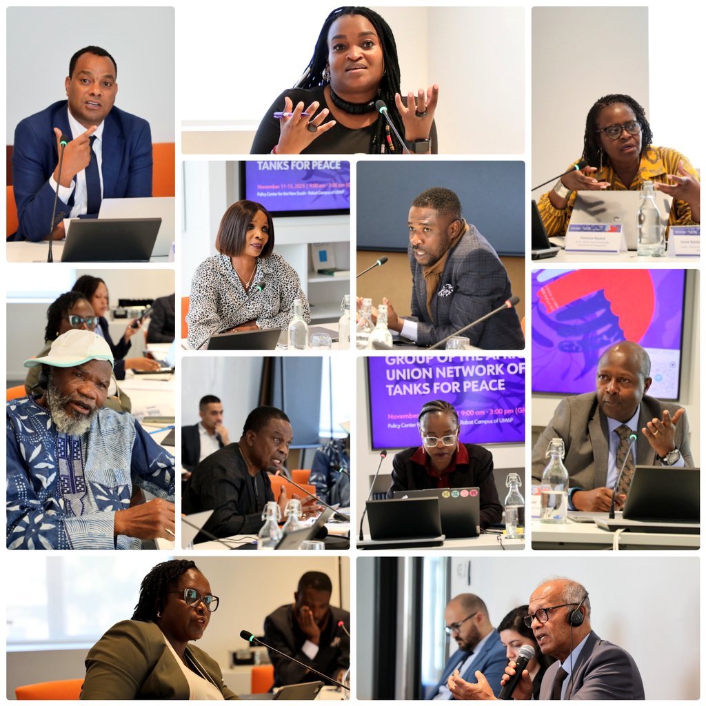 AUC_PAPS's tweet photo. 🔍 Aligning Research with Policy Needs

#NeTT4Peace Day 1 in Rabat started with welcoming new members ; and recap of the last Strategy Group Annual Meeting. Sessions focused on aligning research with the @AUC_PAPS priorities and identified key entry points for the Network to ensure its work directly informs the continent's peace, security, and governance agenda. #AUNeTT4Peace2025 #TheAfricaWeWant

@PolicyCenterNS
@issafrica @IPSS_Addis @CairoPeaceKeep
@africa_amani
@PoleInstitute @NkafuPolicyInst @iparrwanda