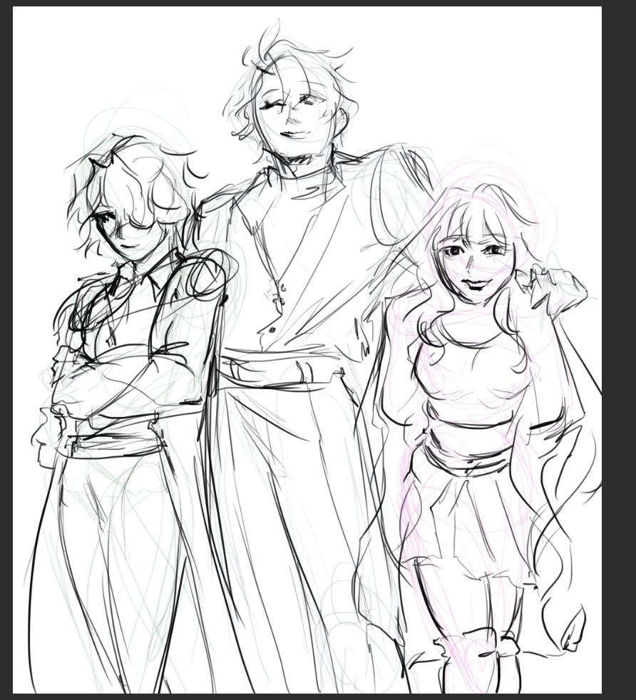 chuuaj4x's tweet photo. rough WIP of #bugtrio https://t.co/tBH7LUrh9p