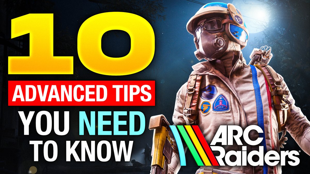 AboveTP's tweet image. 10 ADVANCED ARC Raiders Tips EVERYONE Should Know

Looting, Blueprints, Harvester, Movement, &amp;amp; More.

Watch: youtu.be/XImyYhPdx2Y