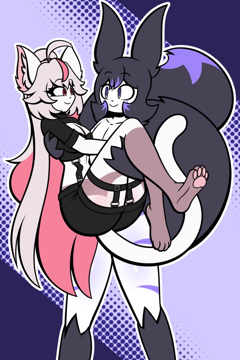 Caught a cute treat! 

for <a href="/kitsumyfox/">Kitsumy</a> 🩷