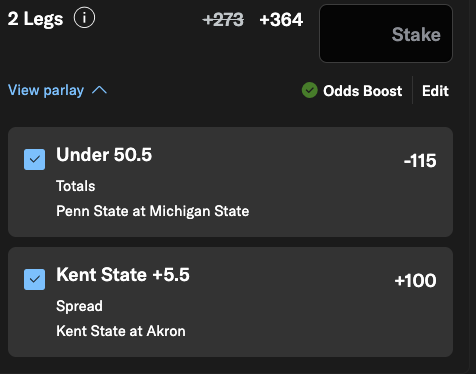 BetMGM CFB Boost 🏈

EV: 22%
FV: +279
QK: 1.5u