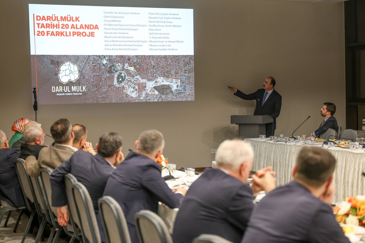 u_ibrahim_altay's tweet photo. AK Parti Yerel Yönetimler İstişare Toplantısı’nda belediye başkanlarımıza ülkemize örnek olan “Konya Modeli Belediyecilik” çalışmalarımızı anlattık. 

“Konya Belediyeciliği” markasını daha da yukarıya taşımak için gayret ediyoruz. 

Yaptığımız her çalışma Konyamızın geleceği, hemşehrilerimizin daha iyi bir şehirde yaşamaları için önemli bir adım oluyor. 

Bu çalışma azmimizde en büyük destekçimiz Konyalı kardeşlerime ayrı ayrı teşekkür ediyorum.